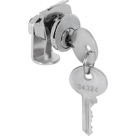 Prime-Line Prime-Line Brushed Nickel Steel Clockwise Mailbox Lock S4136